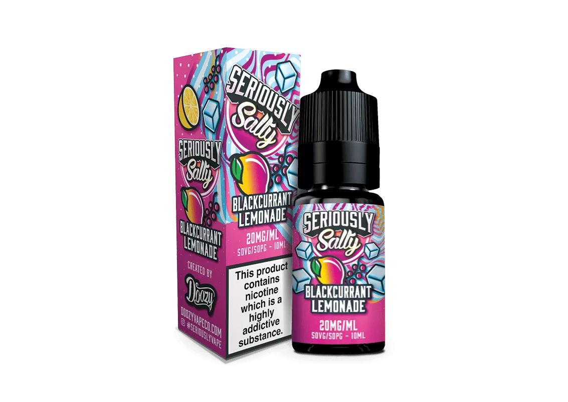 Seriously Salty Blackcurrant Lemonade Nic Salt E-Liquid