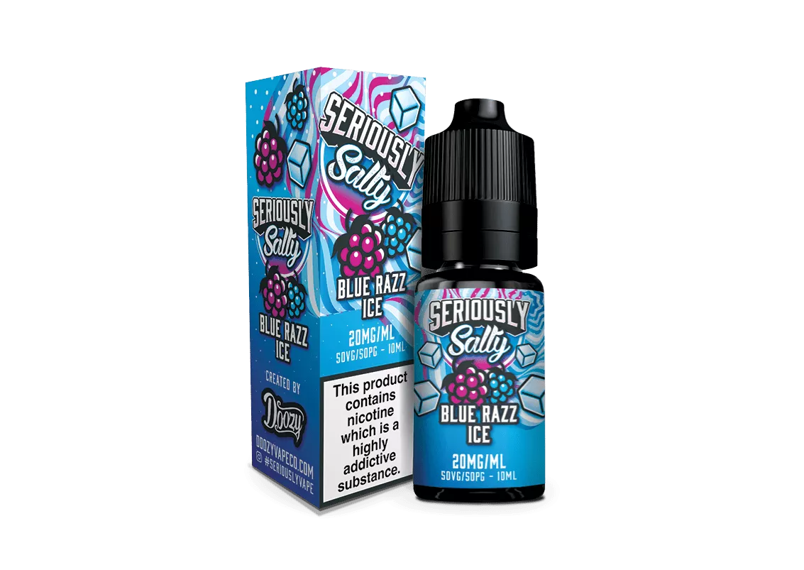 Seriously Salty Blue Razz Ice Nic Salt E-Liquid