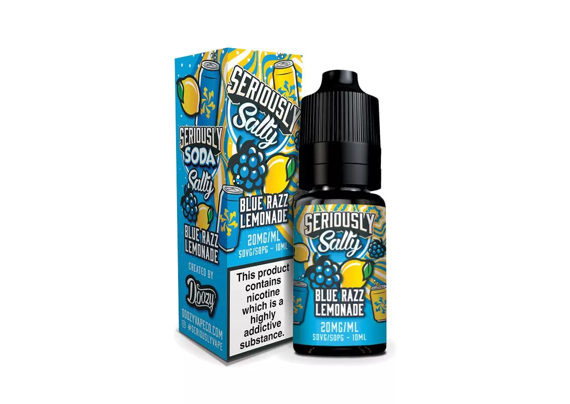 Seriously Soda Blue Razz Lemonade Nic Salt E-Liquid