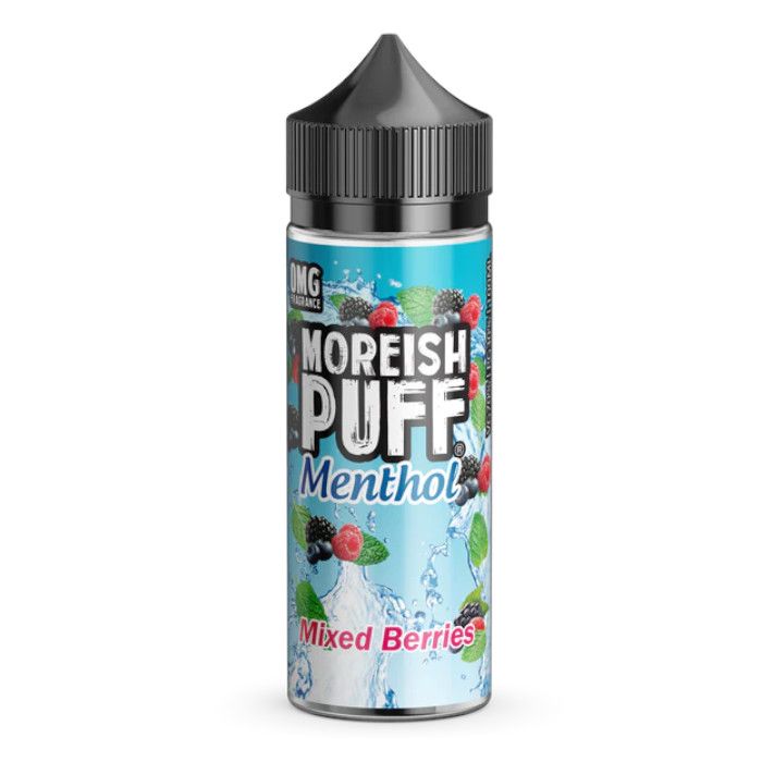 Moreish Puff Menthol Shortfill - Mixed Berries - 100ml