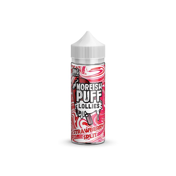 Moreish Puff Lollies Shortfill - Strawberry Split - 100ml