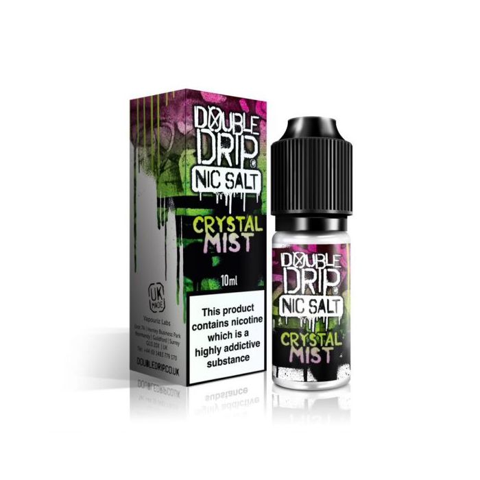 Double Drip Nic Salts - Crystal Mist - 10ml