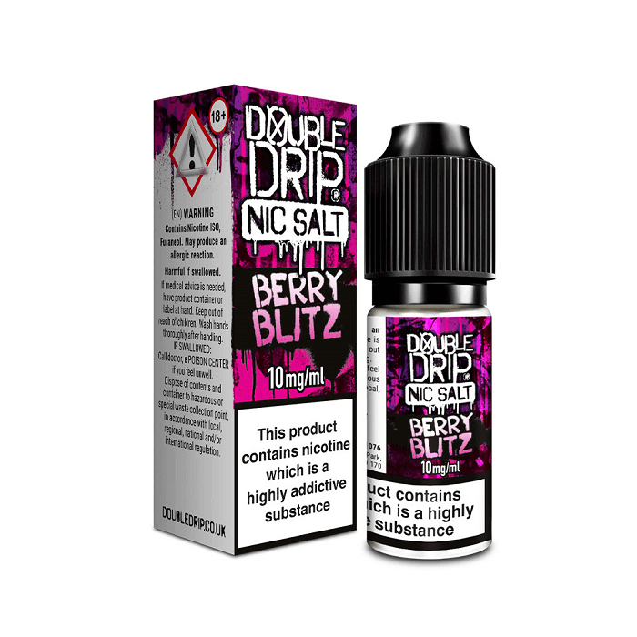 Double Drip Nic Salts - Berry Blitz - 10ml