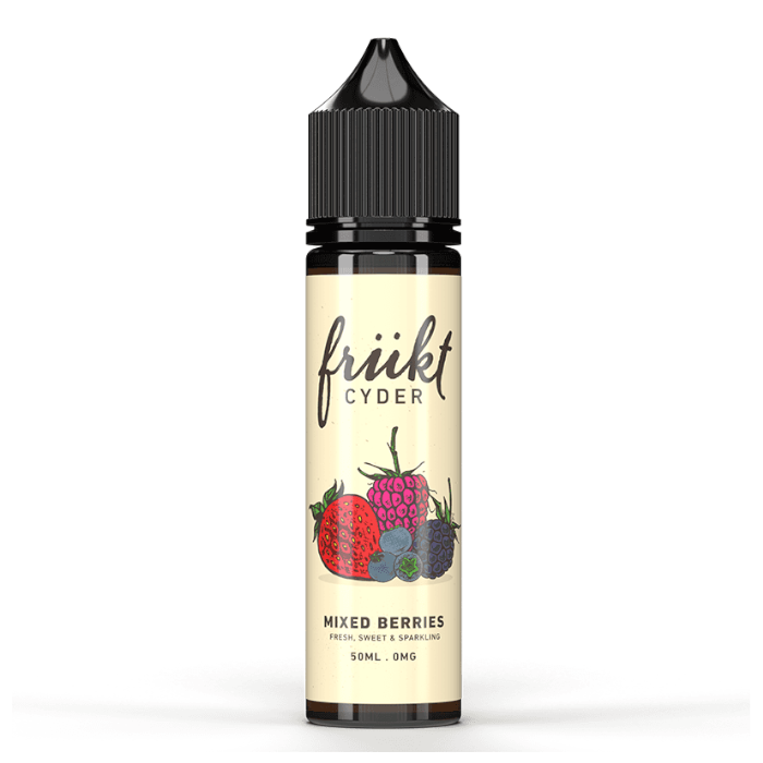 Frukt Cyder Shortfill - Mixed Berries - 50ml