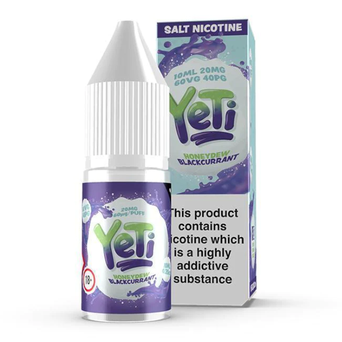 Yeti Nic Salt E-Liquid - Honeydew Blackcurrant - 10ml