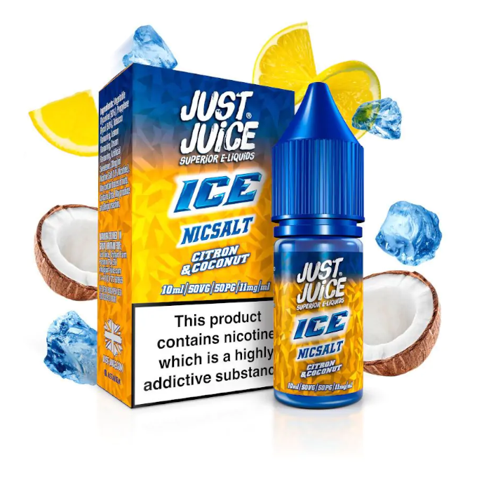 Just Juice Nic Salts - Citron Coconut Ice - 10ml