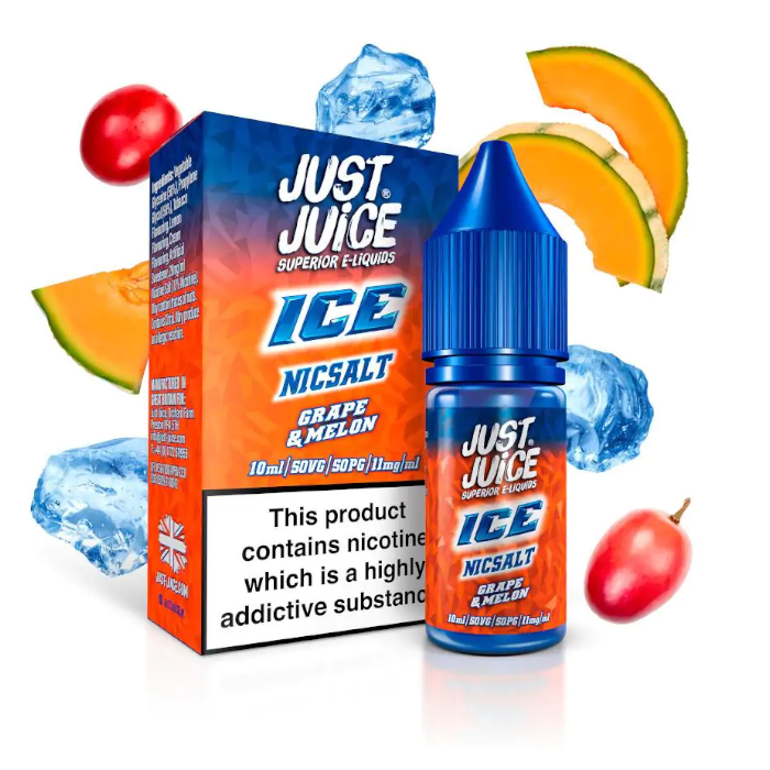 Just Juice Nic Salts - Grape Melon Ice - 10ml