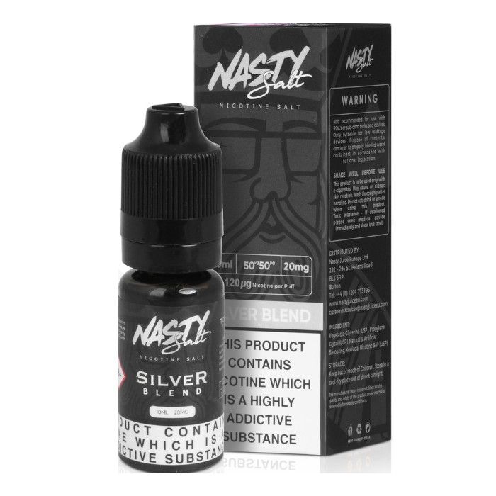 Nasty Nic Salts - Tobacco Silver - 10ml