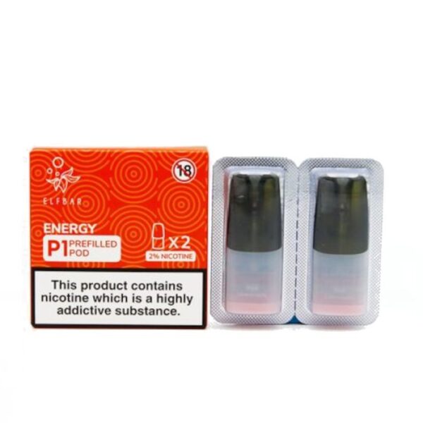 ELFBAR P1 Prefilled Pods - Energy - 20mg - 2PK