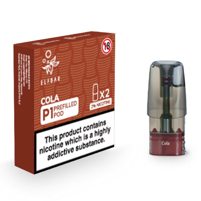 ELFBAR P1 Prefilled Pods - Cola - 20mg - 2PK