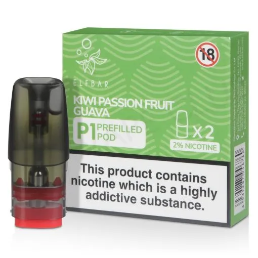 ELFBAR P1 Prefilled Pods - Kiwi Passionfruit Guava - 20mg - 2PK