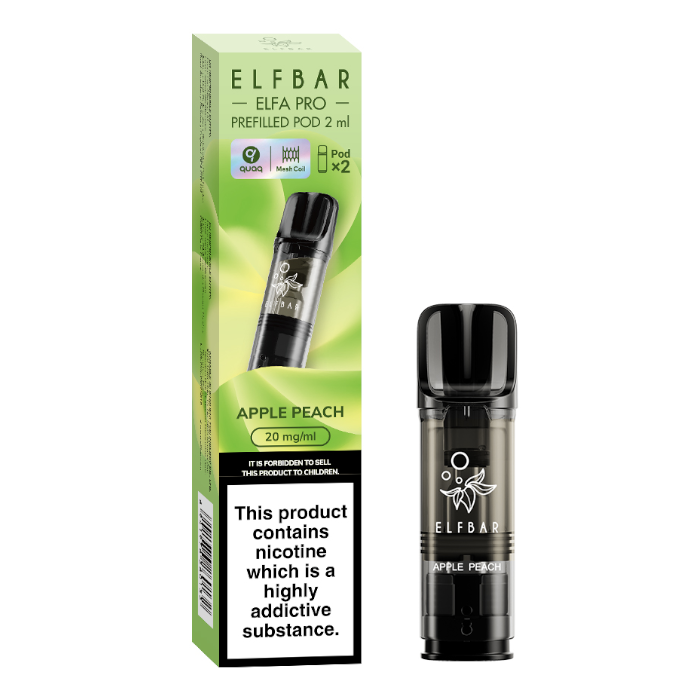 ELFBAR Elfa Pro Prefilled Pods - Apple Peach - 20mg - 2PK