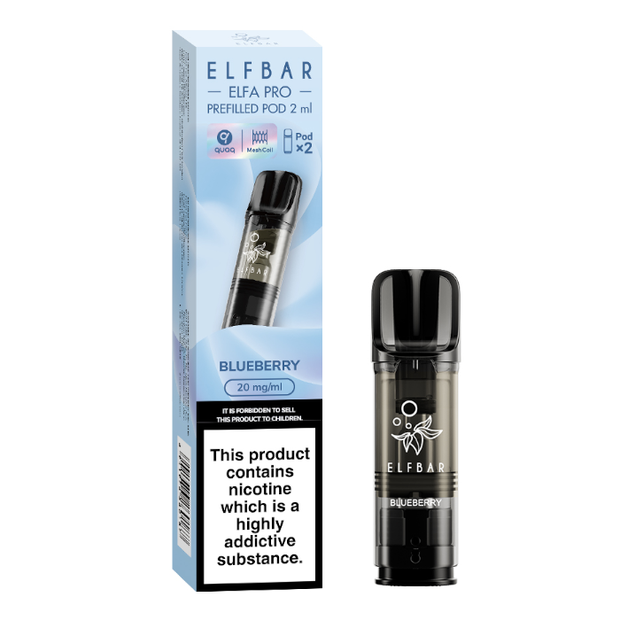 ELFBAR Elfa Pro Prefilled Pods - Blueberry - 20mg - 2PK