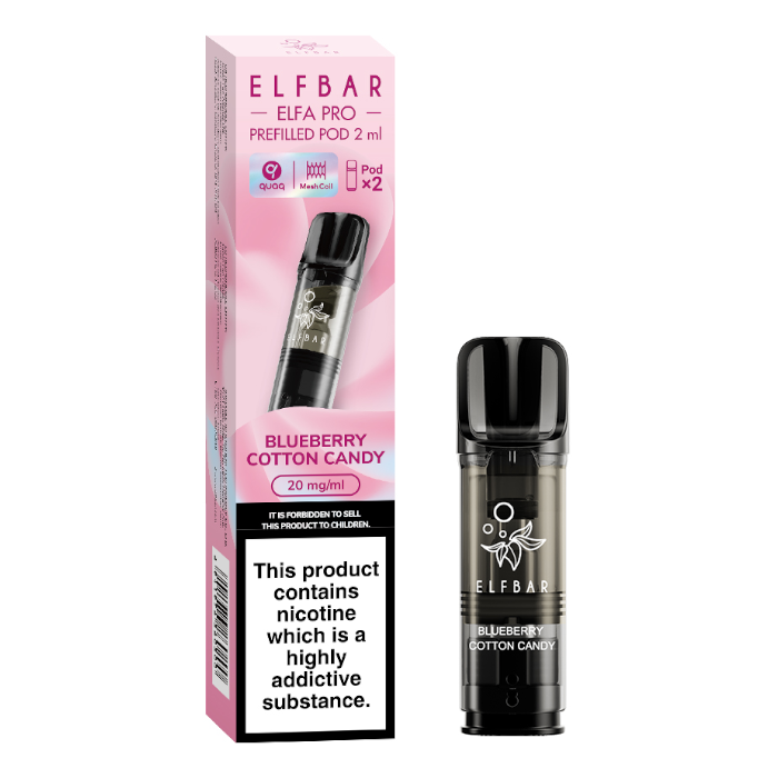 ELFBAR Elfa Pro Prefilled Pods - Blueberry Cloudd - 20mg - 2PK