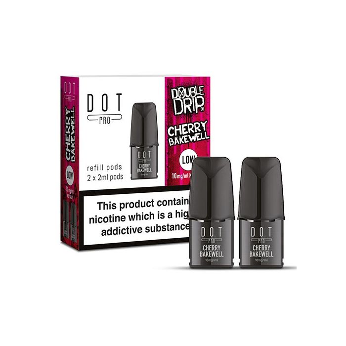 Dot Pro Double Drip Prefilled Pod - Cherry Bakewell - 2PK