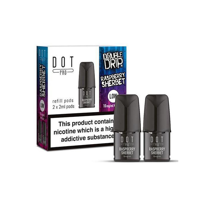 Dot Pro Double Drip Prefilled Pod - Raspberry Sherbet - 2PK