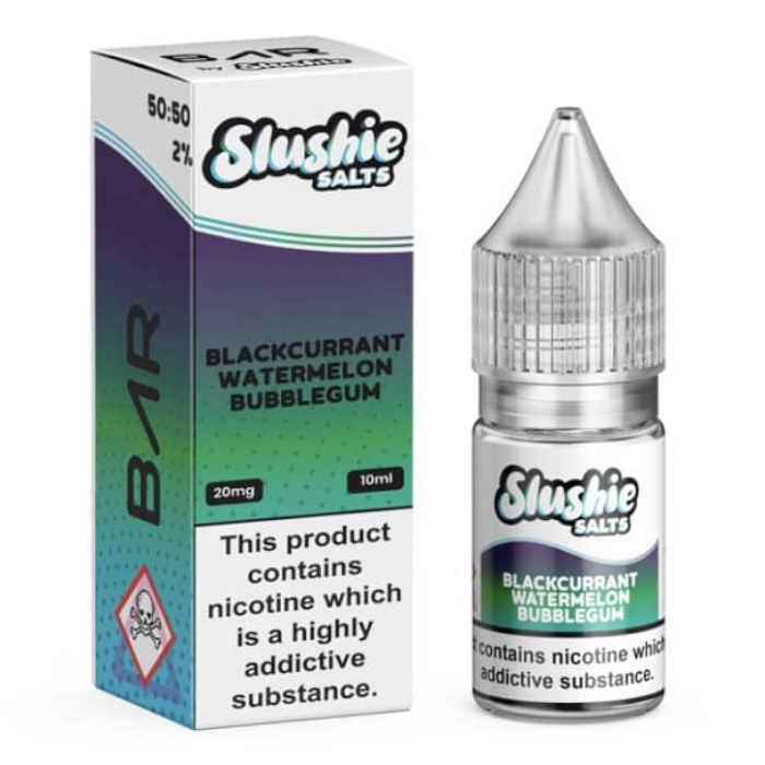 Slushie Bar Salts - Blackcurrant Watermelon Bubblegum - 10ml