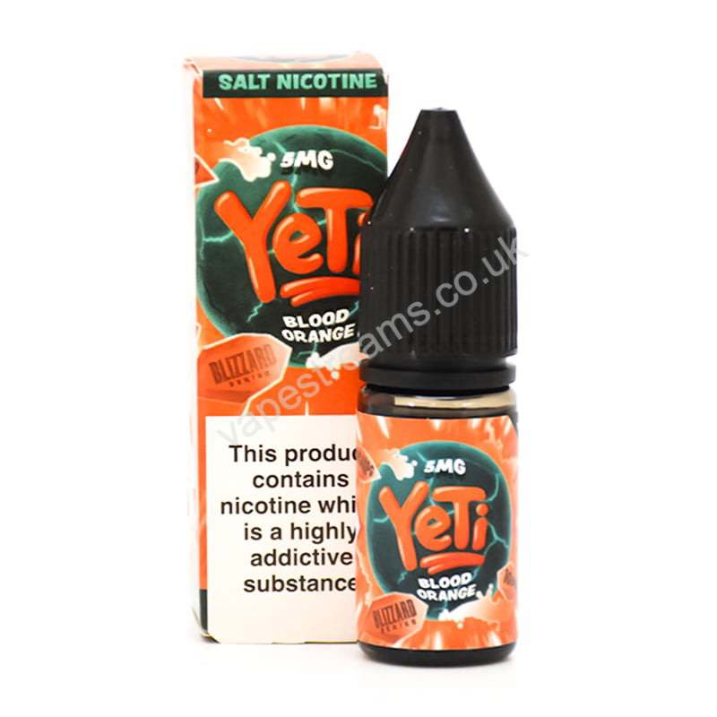 Yeti Nic Salt E-Liquid - Blizzard Blood Orange - 10ml