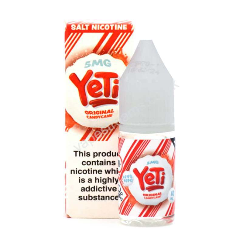 Yeti Nic Salt E-Liquid - Original Candy Cane - 10ml