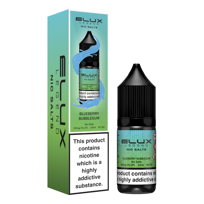 Elux Legend Nic Salt - Blueberry Bubblegum - 10ml