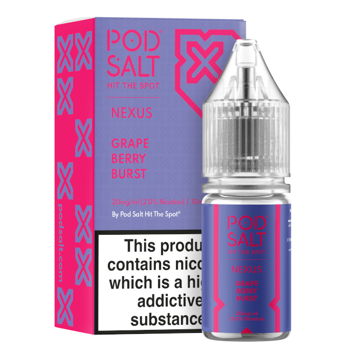 Nexus Nic Salt - Grape Berry Burst - 10ml