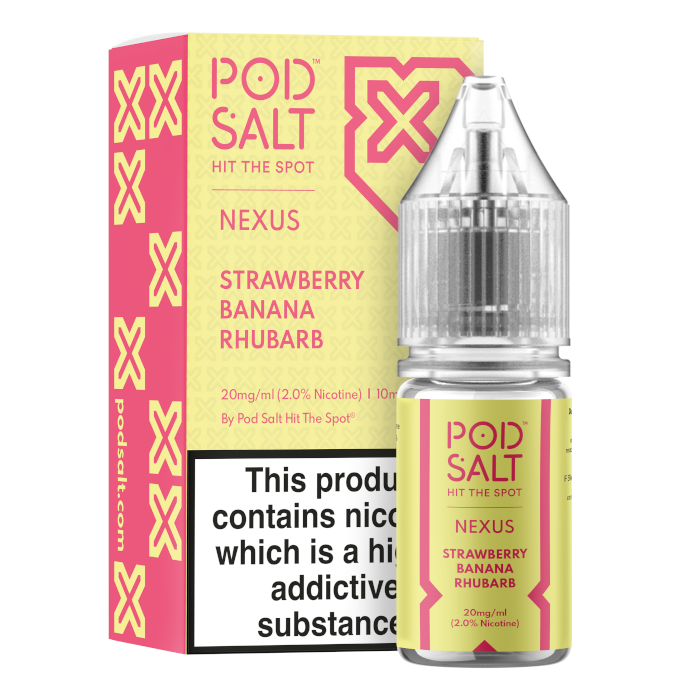 Nexus Nic Salt - Strawberry Banana Rhubarb - 10ml