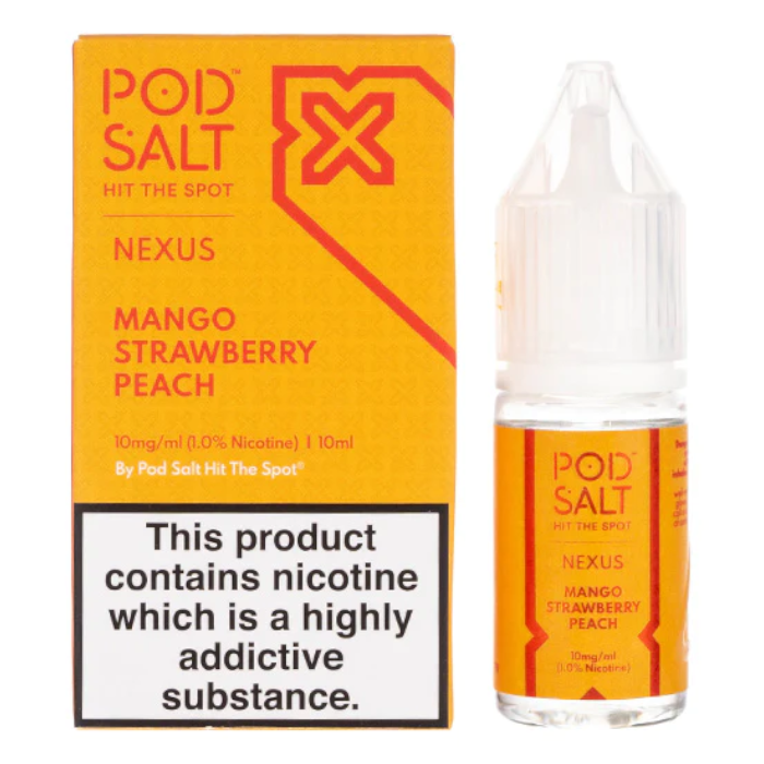 Nexus Nic Salt - Mango Strawberry Peach - 10ml