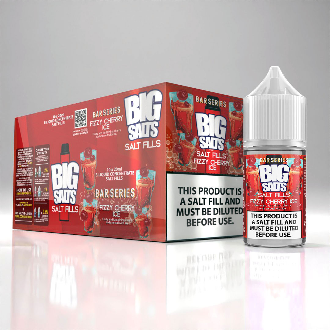 Big Salts 20ml Salt Fill – Fizzy Cherry Ice - Image 3