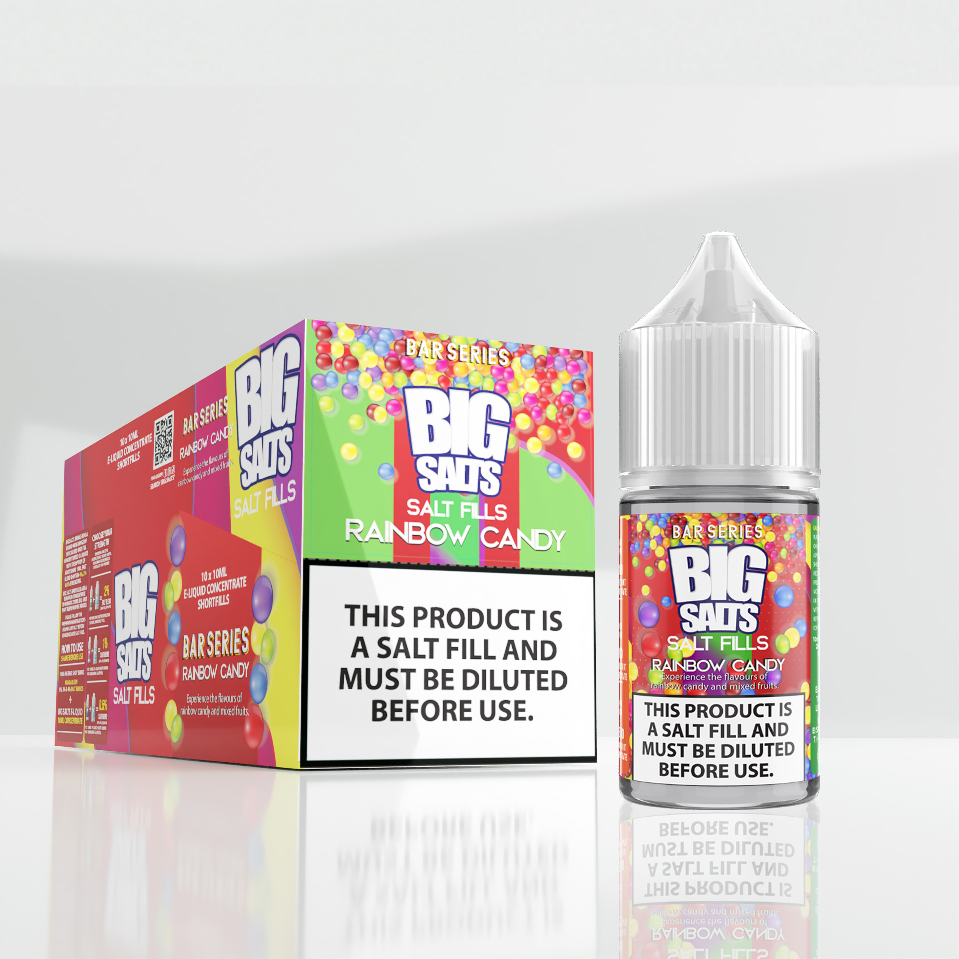Big Salts 20ml Salt Fill – Rainbow Candy - Image 2