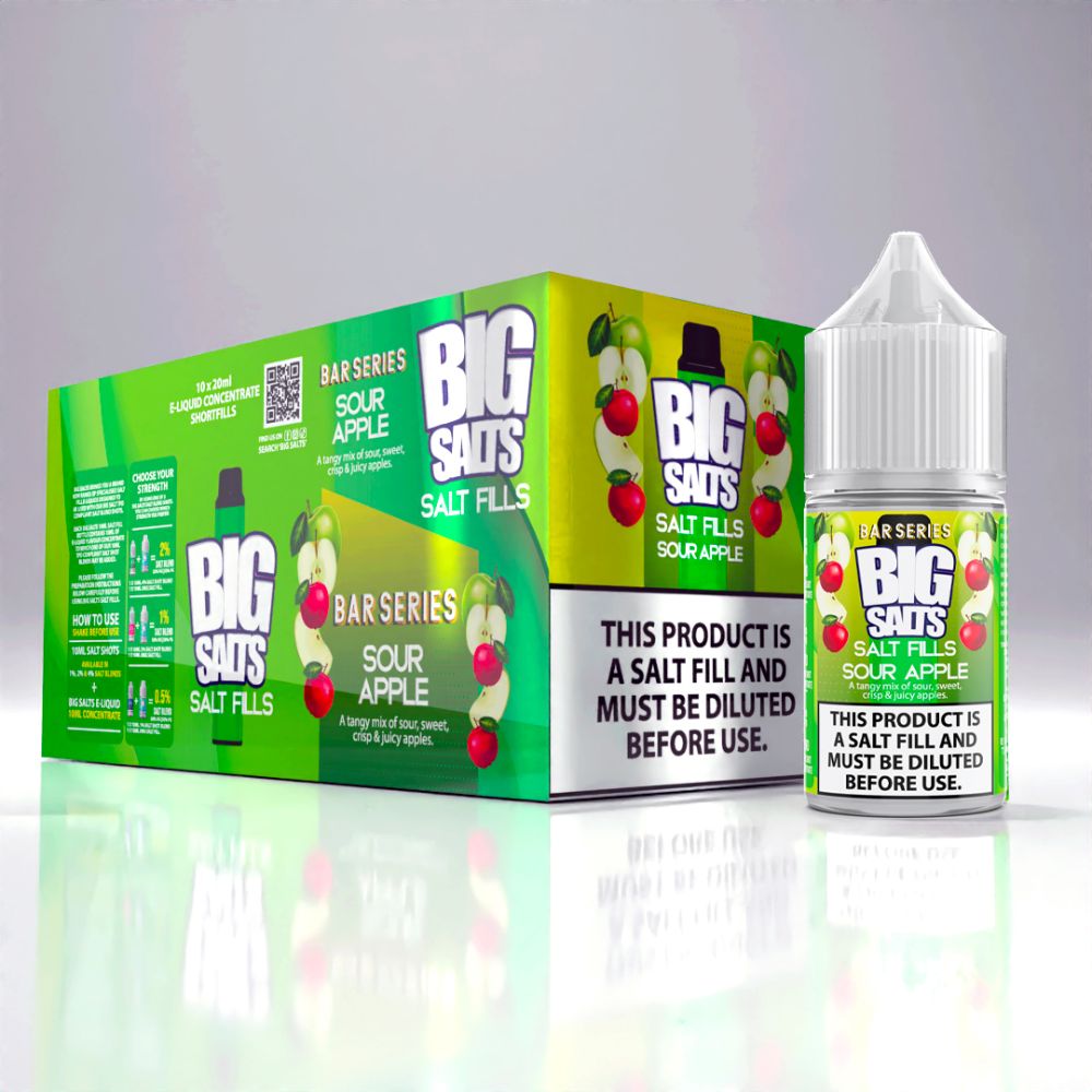 Big Salts 20ml Salt Fill – Sour Apple - Image 2