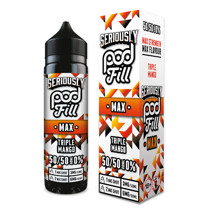 Doozy Seriously Pod Fill MAX Shortfill - Triple Mango - 40ml