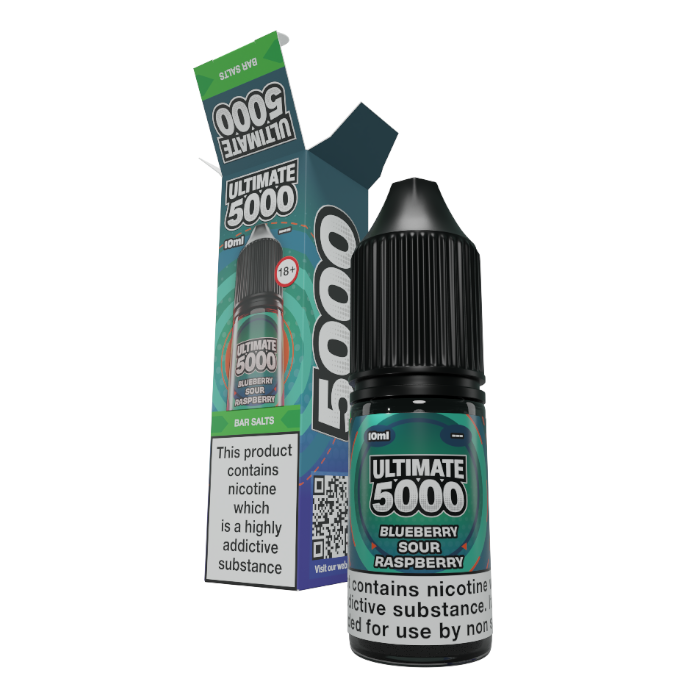 Ultimate 5000 Bar Salt - Blueberry Sour Raspberry - 10ml