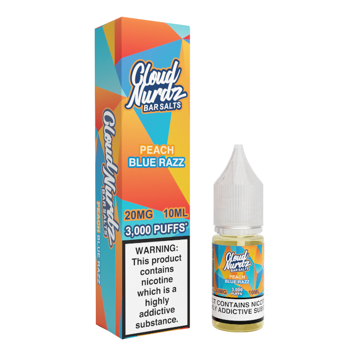Cloud Nurdz Salts - Peach Blue Razz - 10ml