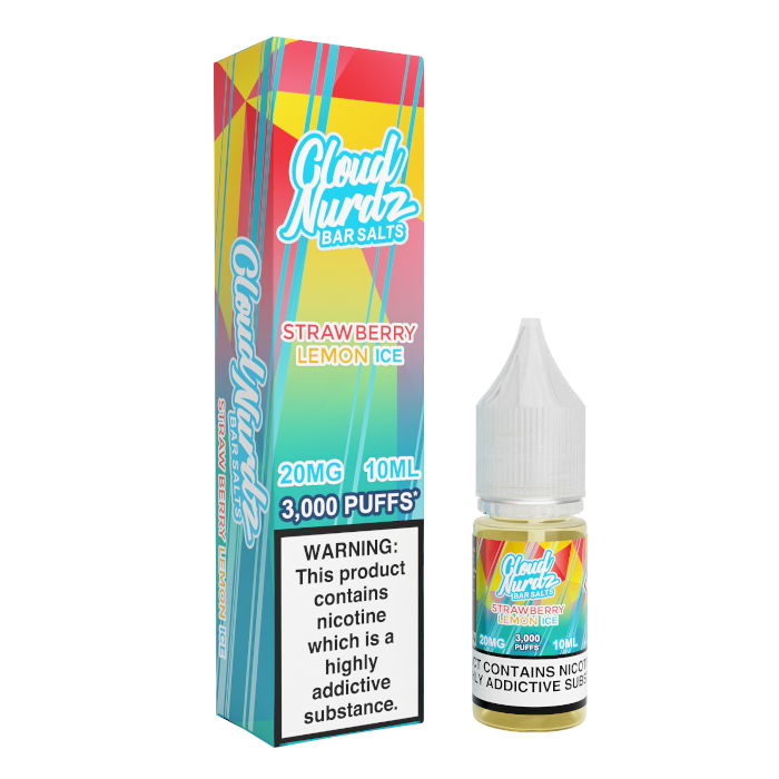 Cloud Nurdz Salts - Strawberry Lemon Ice - 10ml