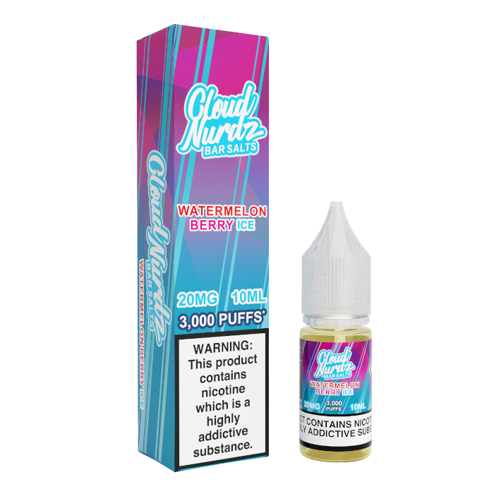 Cloud Nurdz Salts - Watermelon Berry Ice - 10ml