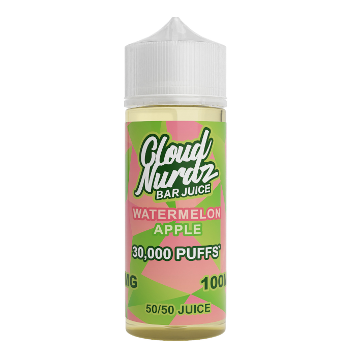 Cloud Nurdz Shortfill - Watermelon Apple - 100ml
