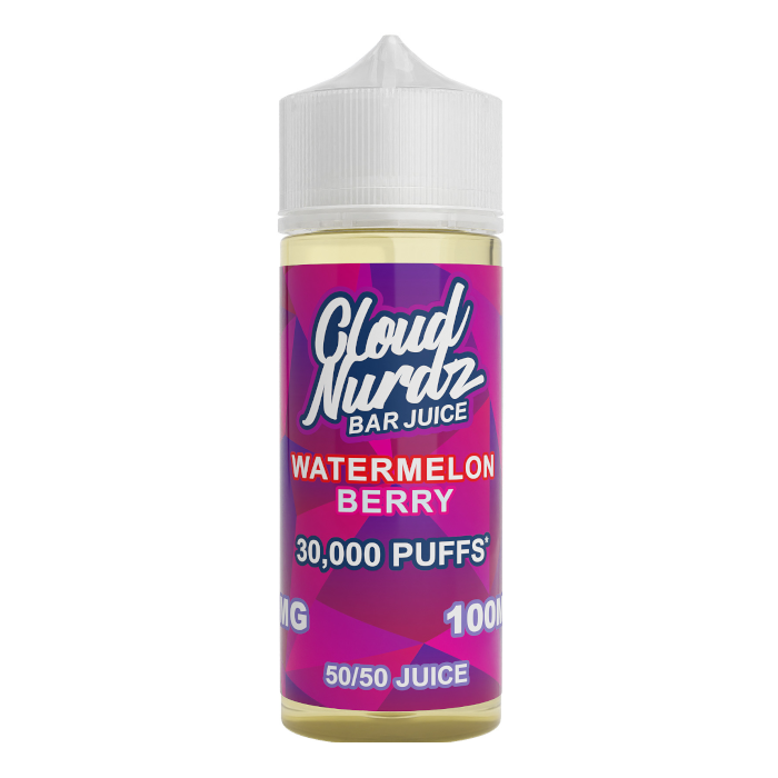Cloud Nurdz Shortfill - Watermelon Berry - 100ml