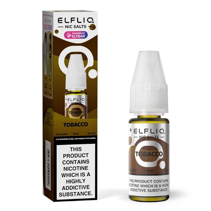 ELFBAR ElfLiq Nic Salts - Tobacco - 10ml - 10mg