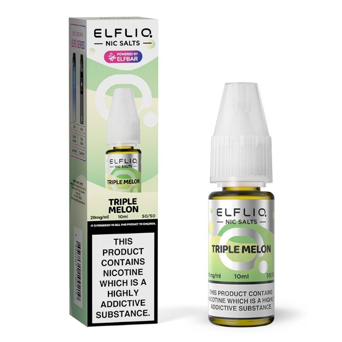 ELFBAR ElfLiq Nic Salts - Triple Melon - 10ml - 10mg