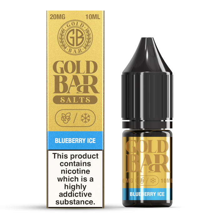 Gold Bar Nic Salt - Blueberry Ice - 10ml