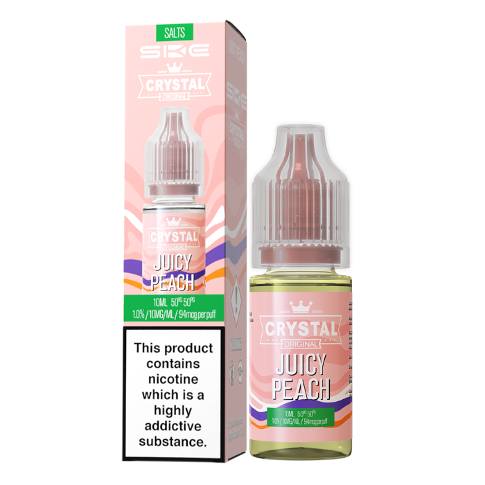 SKE Crystal Nic Salts - Juicy Peach - 10ml