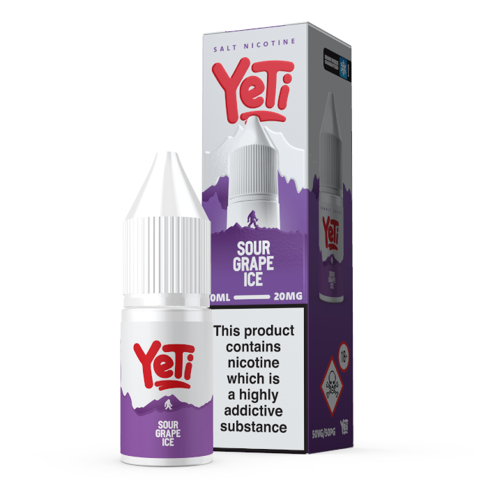 Yeti Summit Series Nic Salt - Sour Grape Ice - 10ml