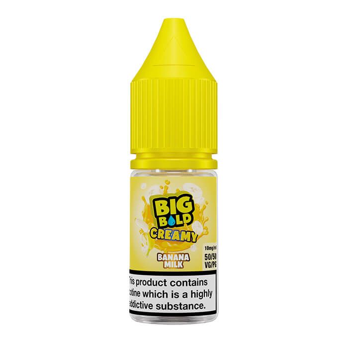 Big Bold Creamy Nic Salts - Banana Milk - 10ml