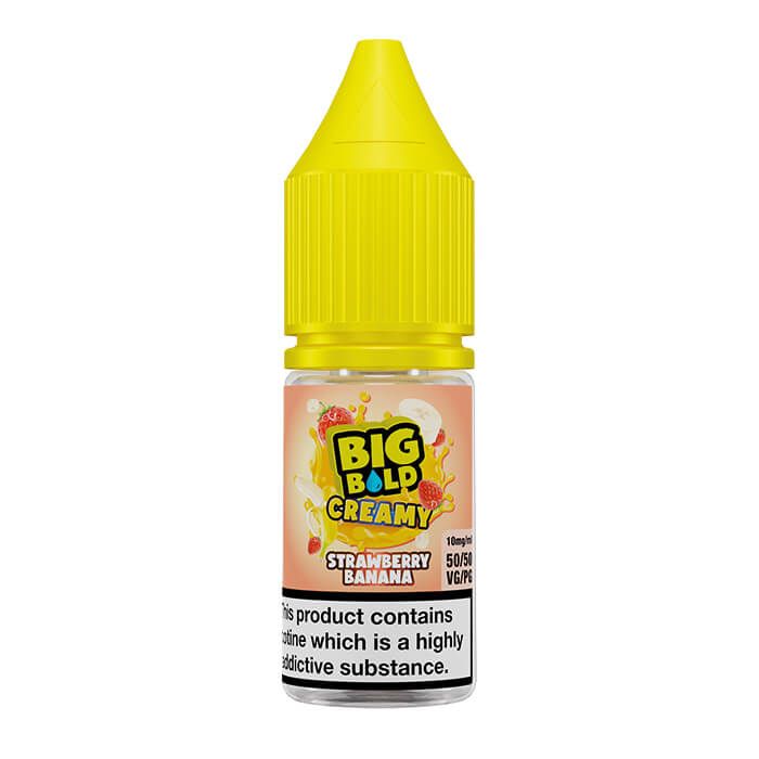 Big Bold Creamy Nic Salts - Strawberry Banana - 10ml