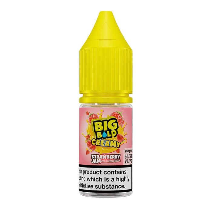 Big Bold Creamy Nic Salts - Strawberry Jam & Clotted Cream - 10ml