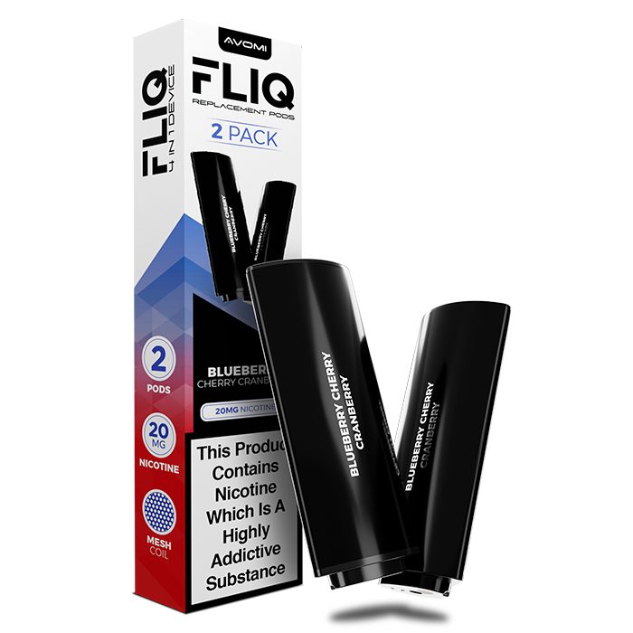 Avomi FLIQ Prefilled Pods - 20mg - 2PK - Blueberry Cherry Cranberry