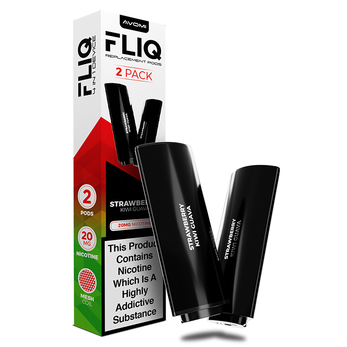 Avomi FLIQ Prefilled Pods - 20mg - 2PK - Strawberry Kiwi Guava