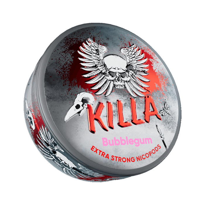 Killa Nicotine Pouch - Bubblegum - 16mg