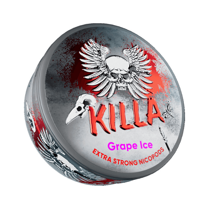 Killa Nicotine Pouch - Grape Ice - 16mg