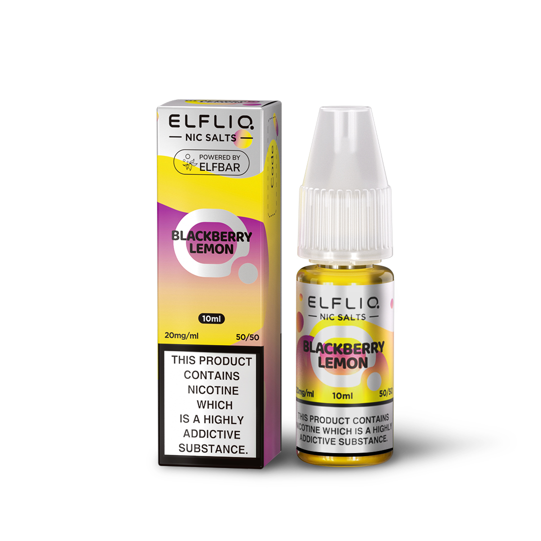 ELFBAR ElfLiq – Blackberry Lemon – Nic Salts – 10ml - 5mg